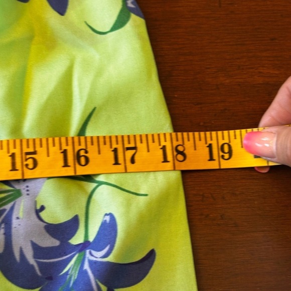 Likely NWT SZ O Karrica Green and Blue Floral  midi/ maxi Dress‎ - Picture 12 of 16